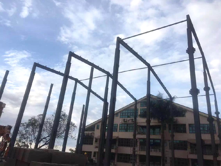  非洲乌干达娱乐中心钢结构设计